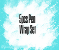 5pc Pen Wrap Sets